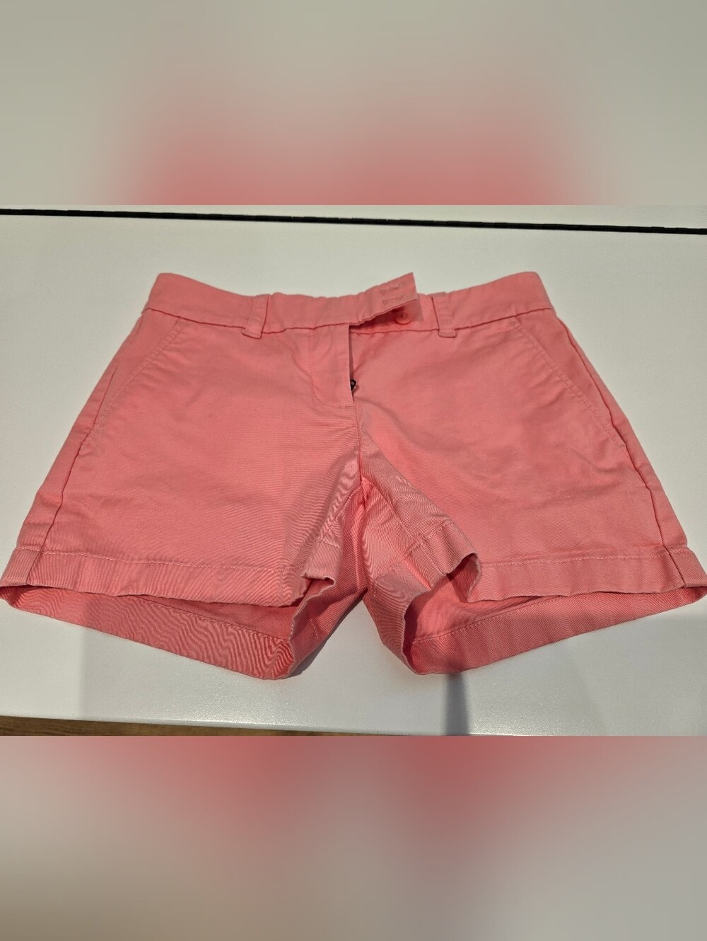 Vineyard Vines Coral Pink Cotton Bermuda Shorts